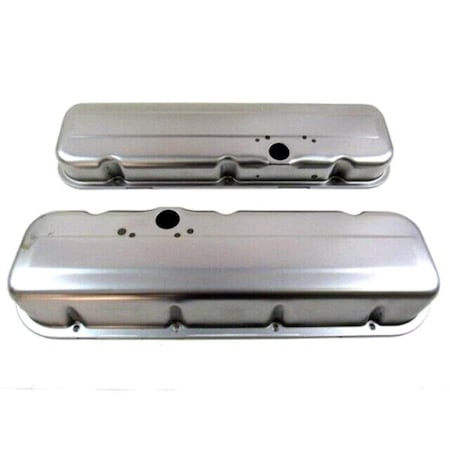 Absurdo Steel Valve Cover for 1965-1995 BBC 396-502 Baffled Short, Raw AB3352807